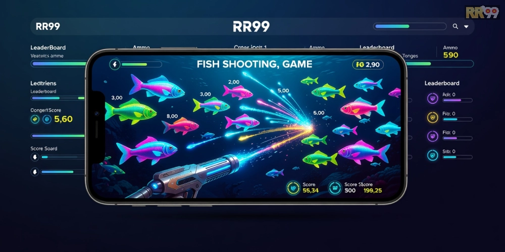Hình ảnh giao diện game bắn cá ăn xu rr99 hấp dẫn người chơi