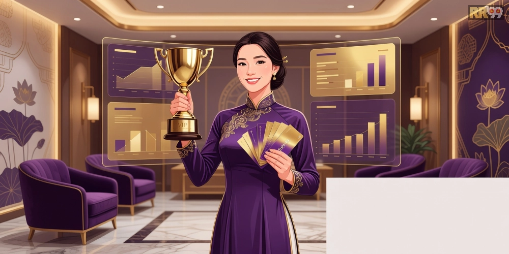 Hình ảnh ưu đãi VIP Gold trong chương trình tri ân RR99 với khách hàng nhận phần thưởng cao cấp